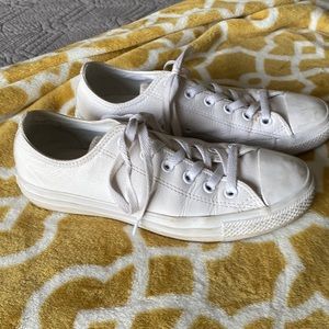 Leather All Star Converse Men/Women